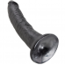 KING COCK - 7 DILDO PRETO 17.8 CM