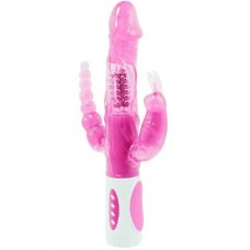 BAILE - PRETTY BUNNY TRIPLO VIBRADOR ROTADOR