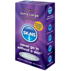 SKINS - CONDOM EXTRA LARGE 12 PACK