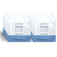 MIXGLISS - LUBRIFICANTE NATURAL BASE DE GUA 12 DOSE ÚNICA 4 ML