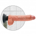 KING COCK - DILDO VIBRANTE COM TESTÍCULOS 25.5 CM COR NATURAL