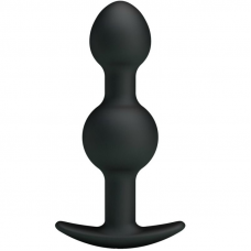 PRETTY LOVE - BOLAS ANAIS DE SILICONE DE ESTIMULAO ESPECIAL 10.3 CM PRETO