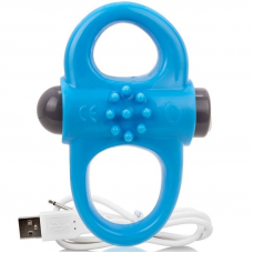 SCREAMING O - ANEL VIBRADOR RECARREGVEL YOGA AZUL