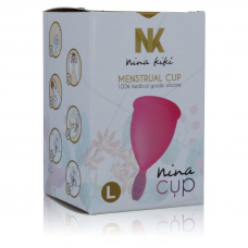 NINA KIKÍ - COPO MENSTRUAL ROSA TAMANHO L