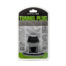 PERFECT FIT BRAND - ASS TUNNEL PLUG SILICONE PRETO M