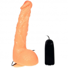 BAILE - DILDO DE VIBRAO DE PÊNIS COM SENSAO REALÍSTICA DE VIBRAO