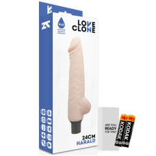 LOVECLONE - VIBRADOR AUTO LUBRIFICANTE HARALD 24CM