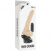 BASECOCK - VIBRADOR DE CONTROLE REMOTO NATURAL REALISTA COM TESTÍCULOS 20 CM