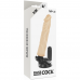 BASECOCK - VIBRADOR REALÍSTICO CONTROLE REMOTO NATURAL 21 CM