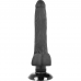 BASECOCK - VIBRADOR REALÍSTICO 2-1 PRETO 18,5 CM