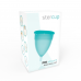 STERCUP - COPO MENSTRUAL DE SILICONE FDA TAMANHO L AQUAMARINE