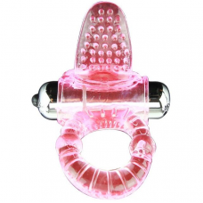 BAILE - SWEET ABS 10 RITMOS ANEL VIBRADOR ROSA ANEL PARA O PÊNIS