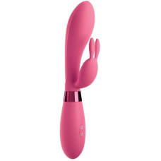 OMG - SELFIE SILICONE VIBRATOR COELHO ROSA