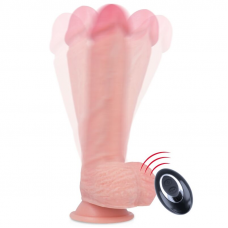 ROCKARMY - VIBRADOR DE SILICONE LÍQUIDO CONTROLE REMOTO PREMIUM APACHE 20,5 CM