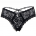 QUEEN LINGERIE - CALCINHA DE RENDA FLORAL S/M