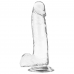 X RAY - DILDO TRANSPARENTE COM BOLAS 20 CM X 4.5 CM