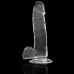 X RAY - DILDO TRANSPARENTE COM BOLAS 20 CM X 4.5 CM