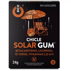 WUG GUM - SOLAR GUM SUN TANNING 10 UNITS