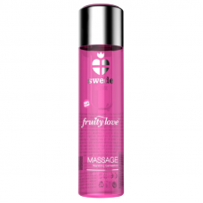 SWEDE - FRUITY LOVE EFEITO DE AQUECIMENTO ÓLEO DE MASSAGEM ROSA FRAMBOESA E RUIBARBO 120 ML