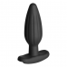 ELECTRASTIM - PLUG ANAL DE SILICONE PRETO ROCKER MÉDIO