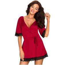 OBSESSIVE - SENSUELIA PEIGNOIR VERMELHO XXL