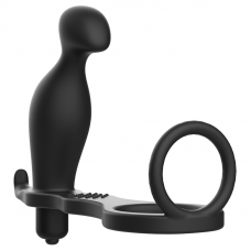 ADDICTED TOYS - PLUG ANAL - COM ANEL DE SILICONE PRETO 12 CM