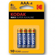 KODAK - BOLHA DE BATERIA ALCALINA MAX AA LR6 * 4