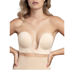 BYE-BRA - SUTI SEM ALAS EN U BEIGE COPO A