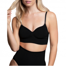 BYE-BRA - MEDIUM CONTROL SUTI SEM PONTOS PRETO TAMANHO L