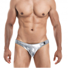 CUT4MEN - LOW RISE BRIEF SILVER XL