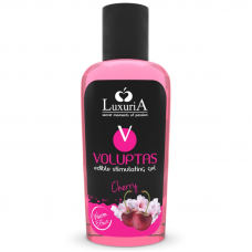 INTIMATELINE LUXURIA - VOLUPTAS GEL DE MASSAGEM COMESTÍVEL EFEITO AQUECEDOR - CEREJA 100 ML