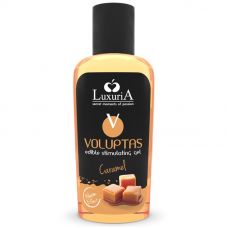 INTIMATELINE LUXURIA - VOLUPTAS GEL DE MASSAGEM COMESTÍVEL EFEITO AQUECEDOR - CARAMELO 100 ML