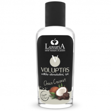 INTIMATELINE LUXURIA - VOLUPTAS GEL DE MASSAGEM COMESTÍVEL EFEITO AQUECEDOR - COCO E CREME 100 ML