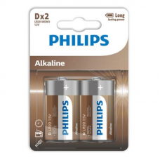 PHILIPS - BATERIA ALCALINA D LR20 BLISTER*2