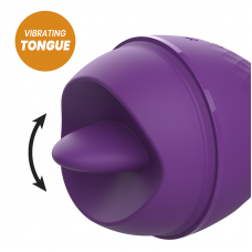 REWOLUTION - VIBRADOR REWOLINGO COM LÍNGUA