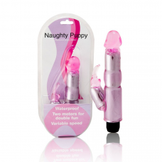 BAILE - VIBRADOR COM ESTIMULADOR ROSA AJUSTVEL