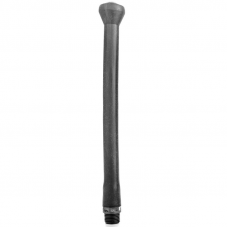 ALL BLACK - ROLHA DE SISTEMA DE SILICONE ANAL PARA CHUVEIRO 27 CM