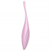 SATISFYER - VIBRADOR TWIRLING JOY CLIT TIP ROSA