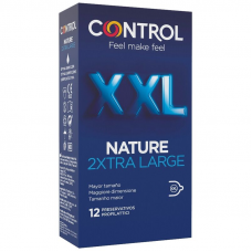 CONTROL - NATURE PRESERVATIVOS 2XTRA GRANDES XXL - 12 UNIDADES