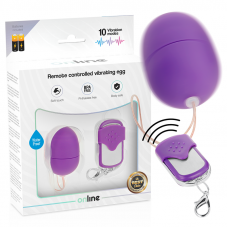 ONLINE - OVO VIBRANTE COM CONTROLE REMOTO S LILAC