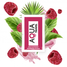 AQUA TRAVEL - WILD LUBRIFICANTE À BASE DE ÁGUA SABOR FRAMBOESA 6 ML