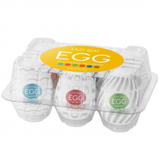 TENGA - PACOTE DE OVOS MASTURBADOR EASY BEAT 6 UNIDADES