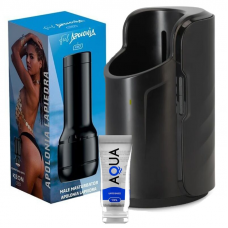 KIIROO - KEON + FEEL STROKER APOLONIA LAPIEDRA + LUBRIFICANTE DE QUALIDADE AQUA 50 ML