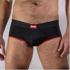 MACHO - CUECA MS24R VERMELHO ESCURO M