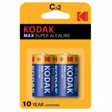 KODAK - BATERIA ALCALINA MAX C LR14 2 UNIDADES