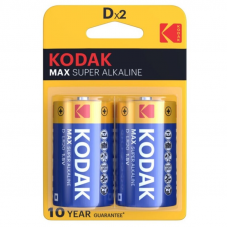 KODAK - BATERIA ALCALINA MAX D LR20 2 UNIDADES