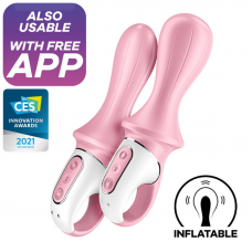 SATISFYER - AIR PUMP BOOTY 5+ VIBRADOR ANAL INFLVEL ROSA