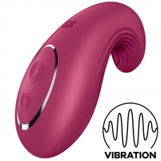 SATISFYER - VIBRADOR LAY-ON DIPPING DELIGHT VERMELHO