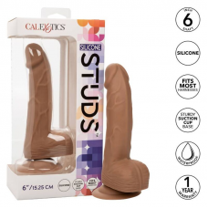 CALIFORNIA EXOTICS - PREGOS DE SILICONE 15.24 CM CASTANHO