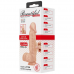 BAILE - LINDO ENCONTRO CATOBLEPAS DILDO REALÍSTICO FLEXÍVEL 20.6 CM NATURAL